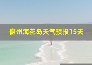 儋州海花岛天气预报15天