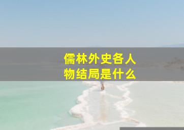 儒林外史各人物结局是什么