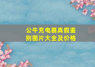 公牛充电器真假鉴别图片大全及价格