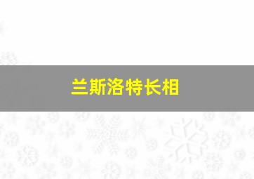 兰斯洛特长相