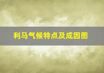 利马气候特点及成因图