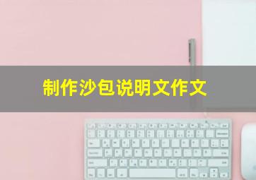 制作沙包说明文作文