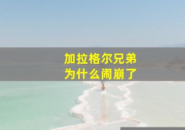 加拉格尔兄弟为什么闹崩了