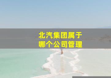 北汽集团属于哪个公司管理