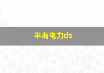 半岛电力ds