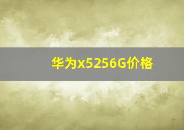 华为x5256G价格