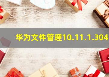 华为文件管理10.11.1.304