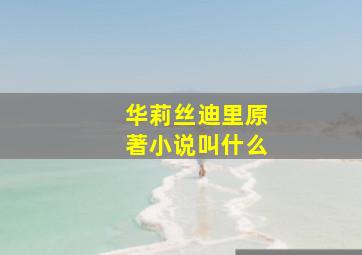 华莉丝迪里原著小说叫什么