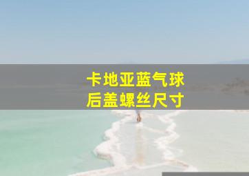 卡地亚蓝气球后盖螺丝尺寸