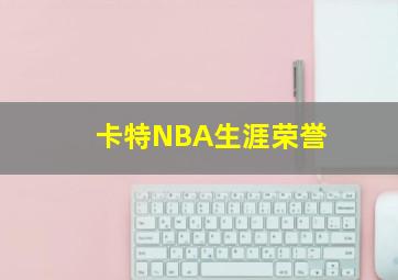 卡特NBA生涯荣誉