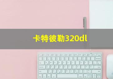 卡特彼勒320dl