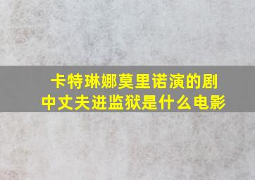 卡特琳娜莫里诺演的剧中丈夫进监狱是什么电影