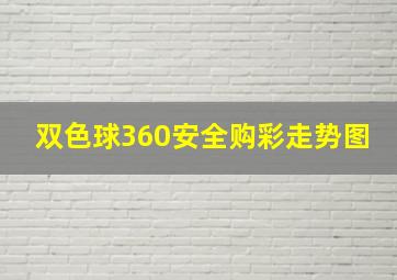 双色球360安全购彩走势图