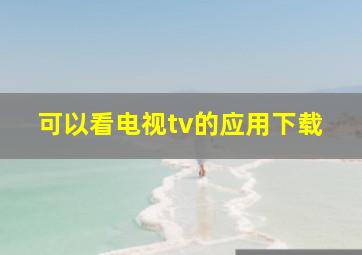 可以看电视tv的应用下载