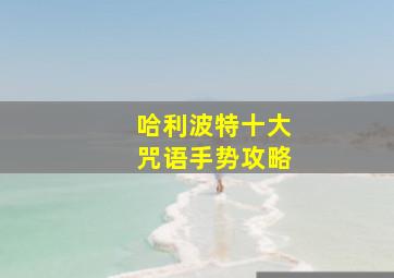 哈利波特十大咒语手势攻略