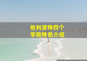 哈利波特四个学院特色介绍