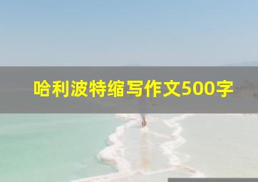 哈利波特缩写作文500字