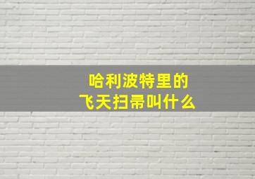 哈利波特里的飞天扫帚叫什么