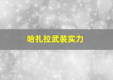 哈扎拉武装实力