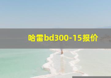 哈雷bd300-15报价