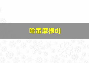 哈雷摩根dj