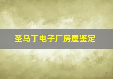 圣马丁电子厂房屋鉴定