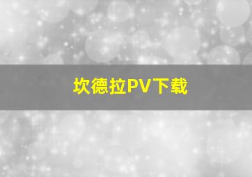 坎德拉PV下载