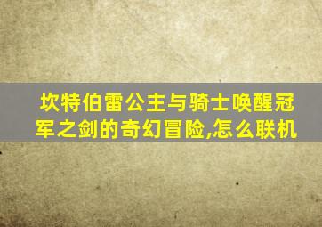 坎特伯雷公主与骑士唤醒冠军之剑的奇幻冒险,怎么联机