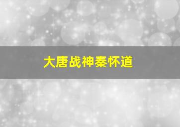 大唐战神秦怀道