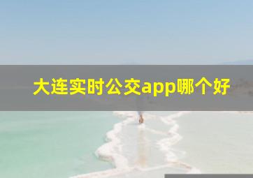 大连实时公交app哪个好