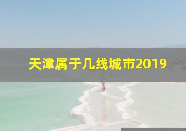 天津属于几线城市2019