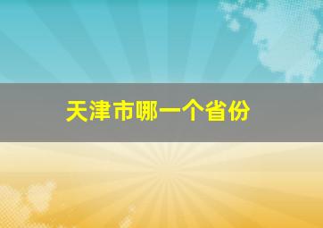 天津市哪一个省份