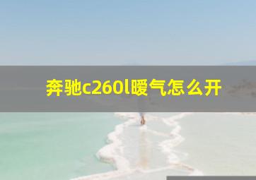 奔驰c260l暧气怎么开