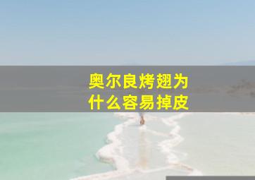 奥尔良烤翅为什么容易掉皮