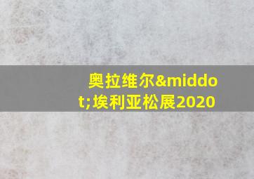 奥拉维尔·埃利亚松展2020