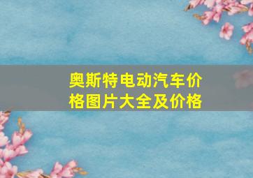 奥斯特电动汽车价格图片大全及价格