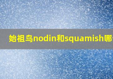 始祖鸟nodin和squamish哪个好