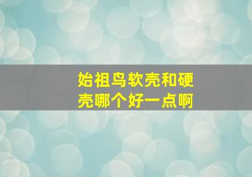 始祖鸟软壳和硬壳哪个好一点啊