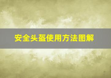 安全头盔使用方法图解