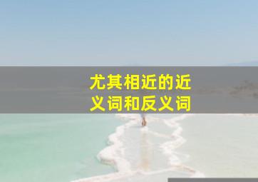 尤其相近的近义词和反义词