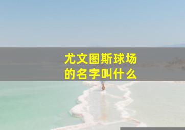 尤文图斯球场的名字叫什么