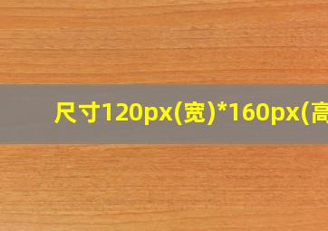 尺寸120px(宽)*160px(高)