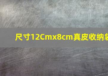 尺寸12Cmx8cm真皮收纳袋