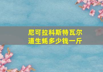 尼可拉科斯特瓦尔道生蚝多少钱一斤