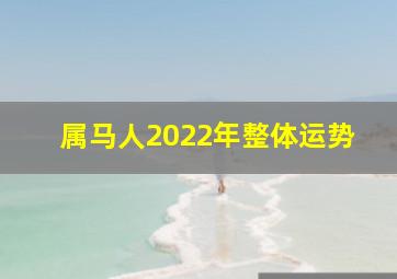 属马人2022年整体运势