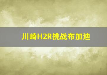 川崎H2R挑战布加迪