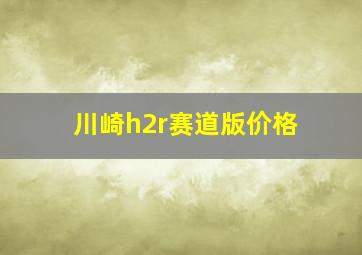 川崎h2r赛道版价格