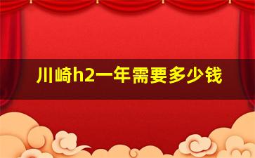 川崎h2一年需要多少钱