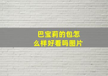 巴宝莉的包怎么样好看吗图片