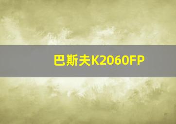 巴斯夫K2060FP